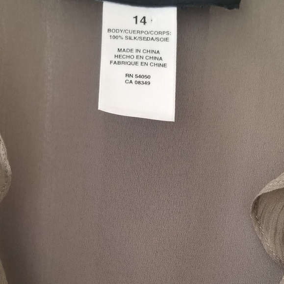 Jones New York Silk Blouse - Picture 3 of 4